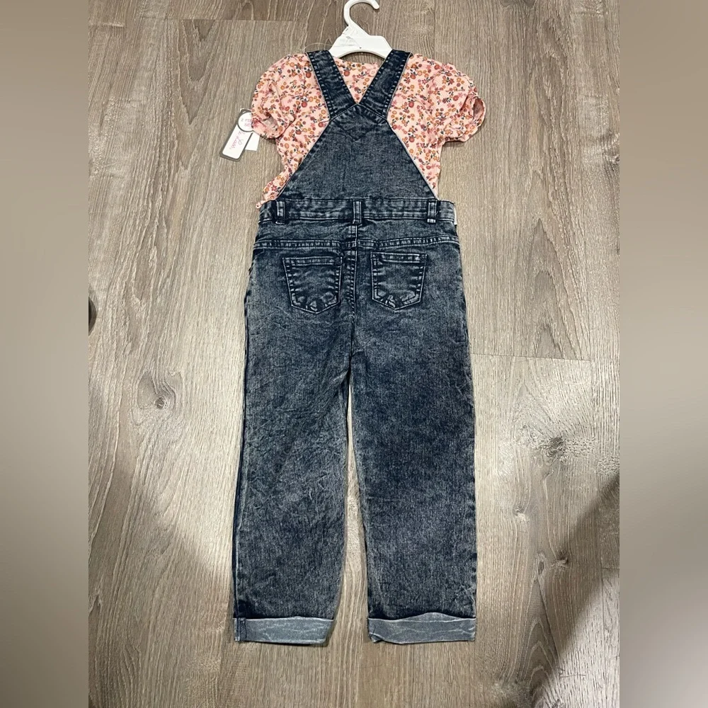 Little Lass 2 pc overall set size 4T